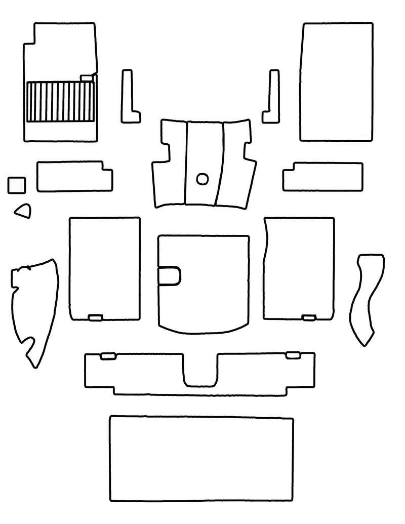 1961-70 Austin Healey Sprite Complete Auto Carpet Kit